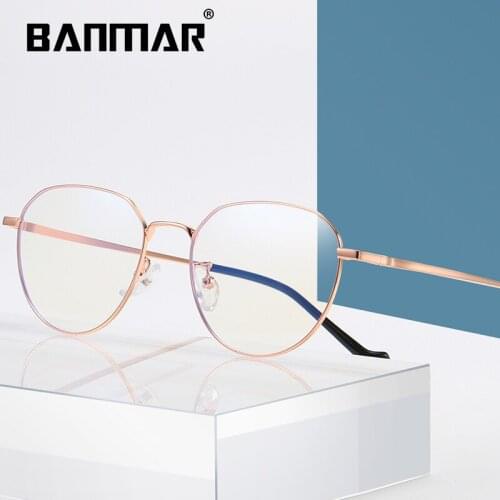 BANMAR Anti Blue Ray Computer Glasses Men Women Blue Light Blocking Eyeglasses Classic Optical Frame Gaming Eyewear Male