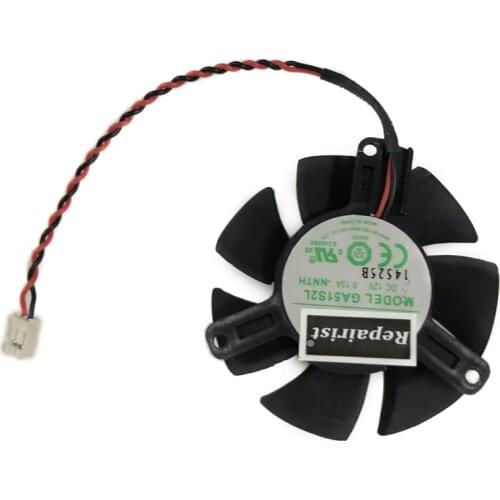 GA515S2L GPU Cooler Fan For MSI N730K-1GD5 LP/OC GT730 HIS HD6450 HD6570 R5-230 XFX HD6570 HD-5450 R5 230 R7 250 Cooling