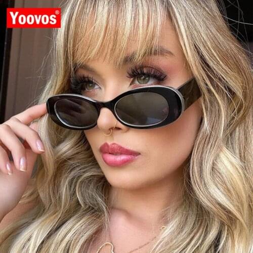 Yoovos Oval Sunglasses Women Vintage Eyewear Brand Designer Sun Glasses For Women Small Frame Eyewear Retro Women Sunglasses
