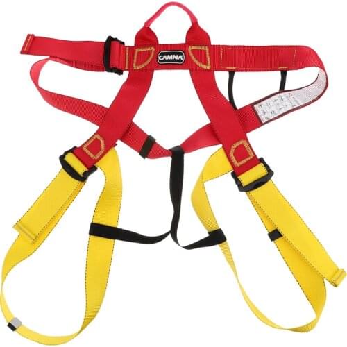 Outdoor Rocks Climbing Safety Belt Anti Falling Protection Half Body Safety Belt Climbing Equipment Gear Rappelling Harness