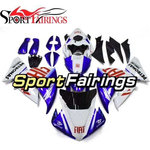 Blue White Plastic Fairings For Yamaha YZF1000 R1 09 10 11 2009 - 2011 ABS Motorcycle Fairing Kit Bodywork Cowling Body Kit New