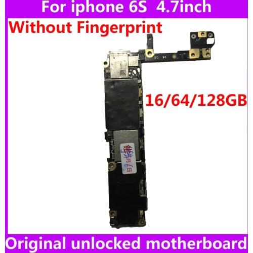 IOS System Logic board for iphone 6S,Original For iphone 6 S motherboard 16GB 64GB 128GB unlock Mainboard without Touch ID