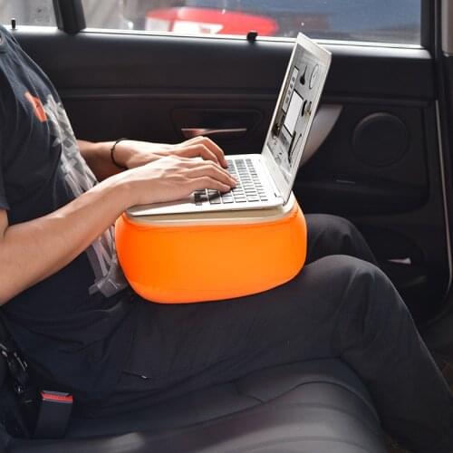 Laptop Table Multifunction Knee Lap Desk for 14 inch Computer Phone Flip Portable Outdoor Headrest Office Home Nap Pillow