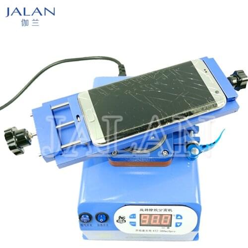 Universal inframe glue cleaning heating separator machine with 360 degree rotation plate built-in 2 pumps/ external vacuum pump