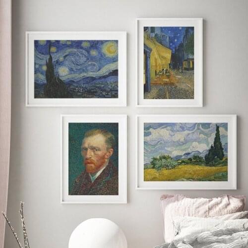 Vincent Van Gogh Art Print Poster Wall Picture Canvas Oil Painting Home Wall Decor Canvas Paper Giclee Wall Art Gift