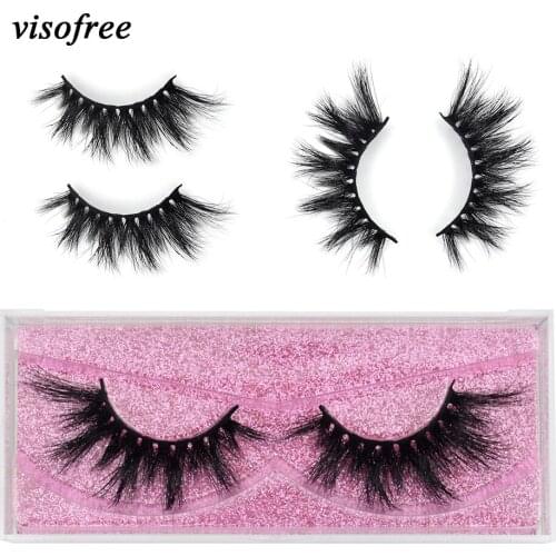 Visofree Eyelashes 3D Mink Lashes thick handmade volume soft lashes long eyelash extension real mink eyelash makeup lashes K01