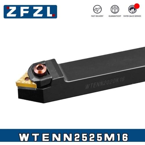 1pcs WTENN Lathe Tools WTENN2525M16 CNC Lathe Arbor Machining Cutter External Holders WTENN2525 Lathe Tool Holder