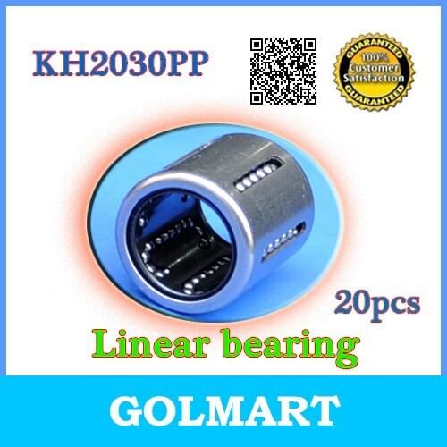 10pcs KH2030PP CNC Linear Motion Sealed Bushing 20x28x30mm Kompakt Linearkugellager 20mm shaft