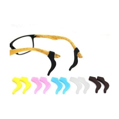 10pcs New High quality Sunglasses eyeglasses silicone ear hook Anti Slip temple tip holder glasses accessories