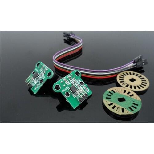 2PCS Double speed module two speedometer photoelectric encoder pulse output module DIY smart car accessories