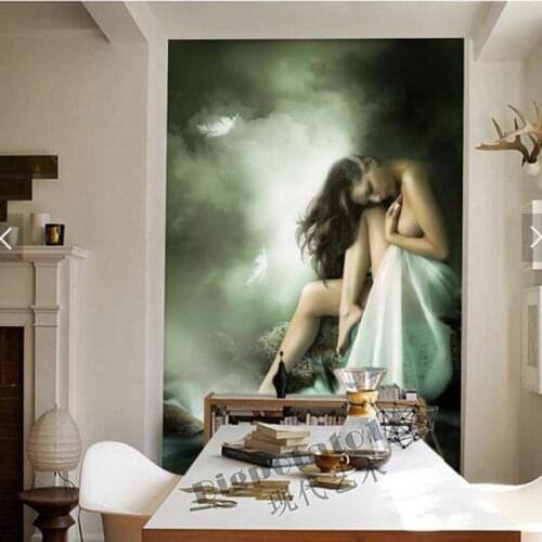3d stereo modern sexy girl beauty wallpaper mural photo hotel living room bedroom background wall custom size