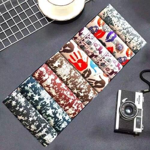 4PCS/8pcsMens Underwear Mid-Waist Striped Printed Boxer Shorts Breathable Thin Section Mens Fashion Trend Sexy Boxer Shorts