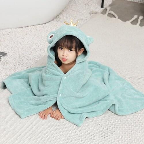 Baby Bathrobe Towel Cute Animal Cartoon Baby Blanket Kids Hooded Bathrobe Toddler Baby Bath Towels Newborn Kids Children Towel