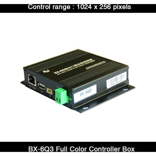 HD BX-6Q3 Full Color LED Control Card USB Port Support 1024*256 Pixels Work with BX-V75 Full Color Receiver Card