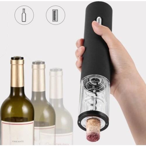 Electric Bottle Opener One Touch Button Automatic Bottle Opening Tool With Rechargeable Battery USB Charg Line Foil Knife