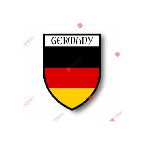 Interesting Stickers Decal Souvenir Vinyl Car Shield City Flag World Crest Germany Racing Stickers