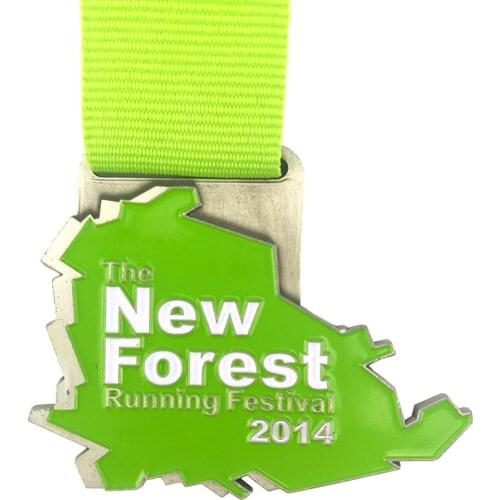 Medals Custom Medal Natural Environment Design Irregular Shape Running Medal