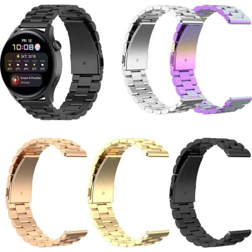 For HUAWEI WATCH 3 Metal Strap GT 2 Pro Stainless Steel Bracelet GT2 46mm Smartwatch Band Bracelet Watchband Replace Accessories