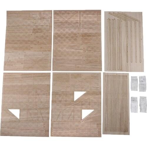 1/35 DIY Dioramas Building Model Wooden Architecture Scene Layout