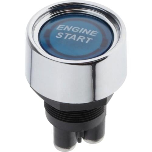 Momentary Engine Start Push Switch for Boats Sport Vehicles Blue 22mm Hole