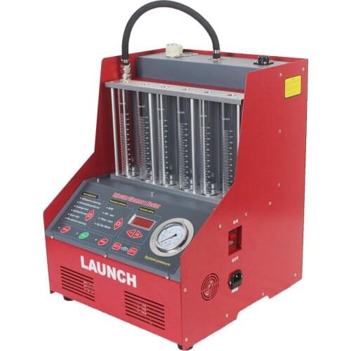 Original 220v Launch CNC602A fuel injector cleaner tester cnc-602a 6jars Injecting flow test Ultrasonic cleaning