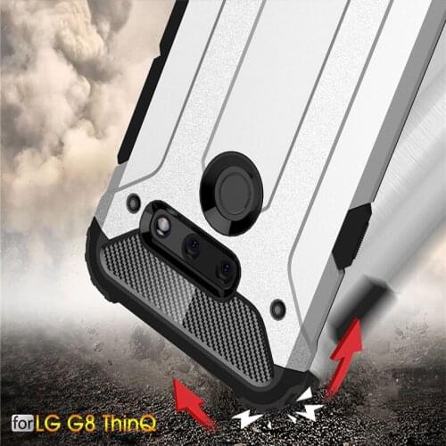 Strong Hybrid Tough Shockproof Armor Phone Back Case For LG G7 / G6/V40 G8 ThinQ V50 ThinQ Hard Rugged Impact Cover Funda Capa