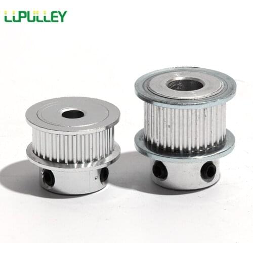 LUPULLEY S2M 36T Timing Belt Pulley Bore 5/6/6.35/7/8/10mm 36Teeth Stepper Synchronous Pulley Wheel With Belt Width 7/11mm