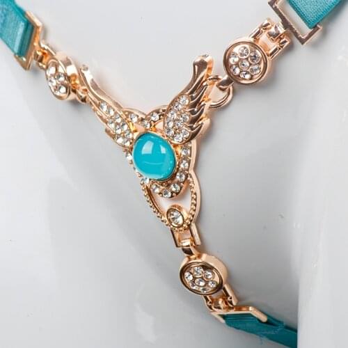 MonaMoka Sexy Panties With Jewel Wing Women Low-waist Solid Sexy Briefs Female Underwear Ladies Cross Strap Lingerie G String