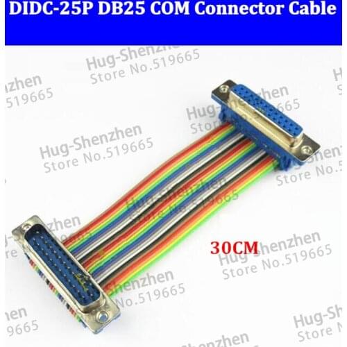 High Quality DB25 ribbon cable DIDC-25P male to female/female to female/male to male cable DIDC DR25 COM connector cable-5pcs