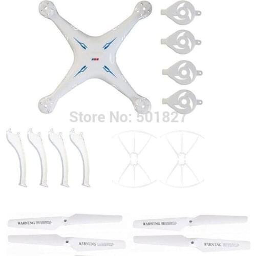 SMRC X5SC X5SW Drone Spare Parts Shell Propeller Main Blade Landing Tripod Gear Kit Protection Ring Frame Accessories