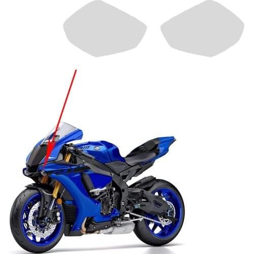 Motorcycle Cluster Scratch Protection Film headlight Protector For YAMAHA MT10 MT-10 YZFR1 YZFR1 accessories