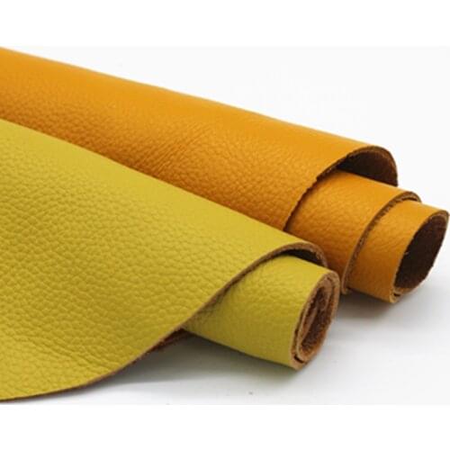 Yellow Series First Layer Cowhide Leather Furniture Leather DIY Crafts Sewing Accessories Cowhide First Layer Whole Cut