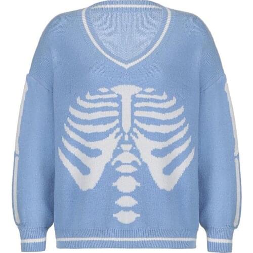 Winter clothes women Sweaters pull femme Oversized Outwear Jumper Knitted Pullover Streetwear goth Y2K Grunge HipHop Harajuku