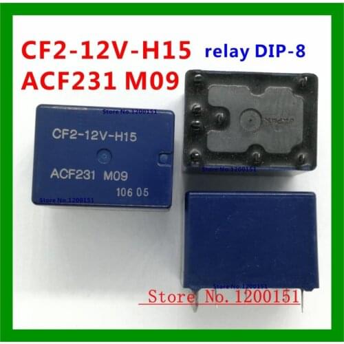1PCS CF2-12V CF2-12V-H15 ACF231 M09 1 in stock TWIN AUTOMOTIVE RELAY DIP-8