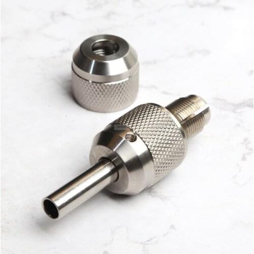 1pc stainless steel tattoo grip 25mm Tattoo Machine Grips auto lock accessory handle tools
