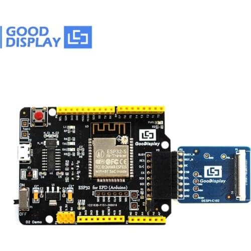 1.02 inch e-paper display development kit ESP32