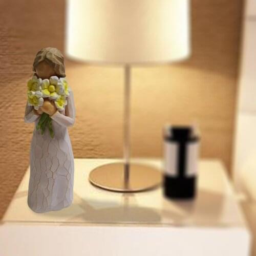 3.5x4x13cm Angel Figurine Decor Shelf Statue Character Sculpture Ornament