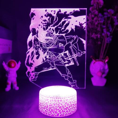 3D Anime Figurine Asta Light for Kid Childrens Bedroom Decoration Nightlight Birthday Gift Manga Gadget Otaku Black Clover Lamp