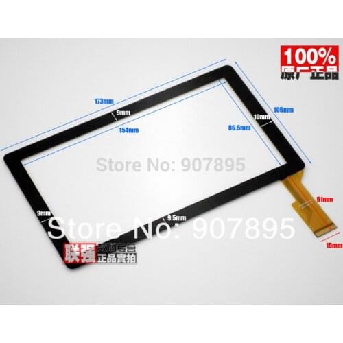 7 inch capacitive touch screen KHX-7001 FHX touch screen ZK-6131-Fpc outside handwirtten screen khx-7001 noting size and color