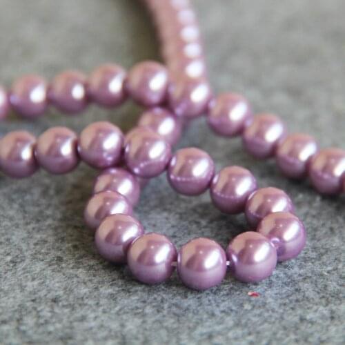 8-14mm Pink&Purple Shell pearl beads Seashell DIY gift for women girl loose Jewelry making design 15inch Wholesale