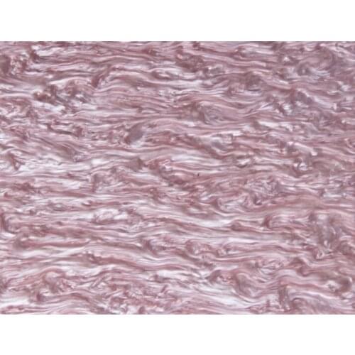 Acrylic/PMMA Pearlescent Ripple/Stream Sheets 3.0mm for Jewelries, Crafts, Art Works, Decoration - Baby Pink (SW02)