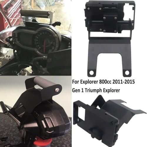 Motorcycle Accessories GPS Mount FOR Triumph Explorer 800cc 2011-2015 FOR Triumph Explorer Gen 1 Phone Bracket Stand Holder