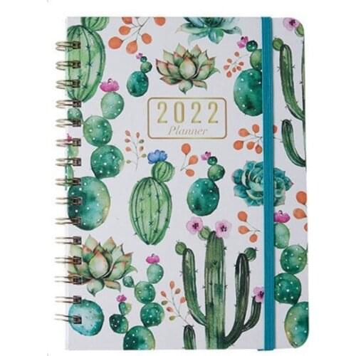 A5 Planner English Agenda Notebook Goals Habit Schedules Stationery Supplies, Calendar Notebook, Annual Notebook