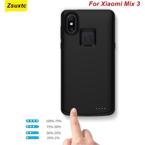 6500 Mah For Xiaomi Mi Mix 3 Battery Case Smart Phone Mi Mix 3 Charger Case Cover Power Bank For Xiaomi Mix 3 Battery Case