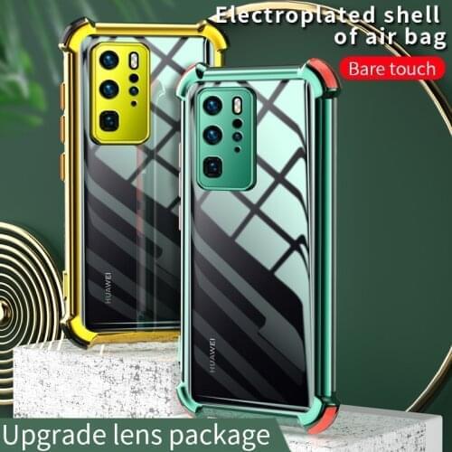 For OPPO Reno 4 Lite Case Soft Airbag Shockproof Transparent protective Back Cover Case for OPPO A53 2020 A3S A5S F11 Pro f17PRO