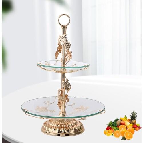 Cake Fruit Plate Stand Holder Wedding, Dessert Cupcake Stand Candy Fruit Display Rack for Cakes Desserts Fruits Candy