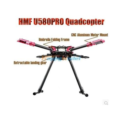 HMF U580 Pro Totem Series RC Drone Quadcopter Frame Kit 4 Axis Foldable Rack Carbon Umbrella FPV Landing Gear