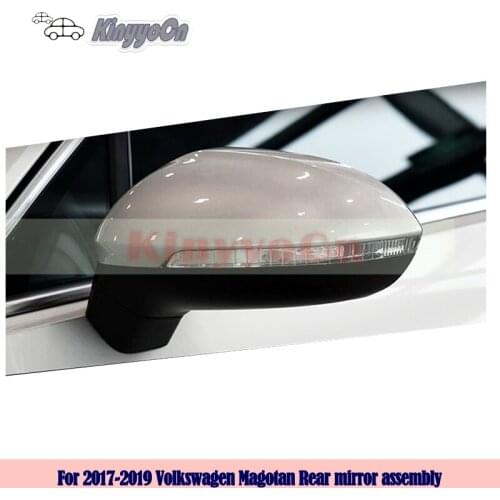 Kinyyocn For Volkswagen Magotan 2017 18 2019 External mirror Rearview Mirror Rear view mirror outer side mirror Assembly