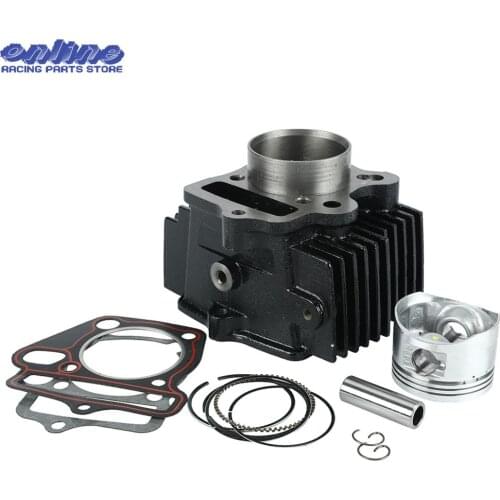 Motorcycle 52.4mm Bore steel cylinder Piston Gasket kit For LF125 lifan 125cc Horizontal Engines Dirt Pit Bike Monkey Bike ATV