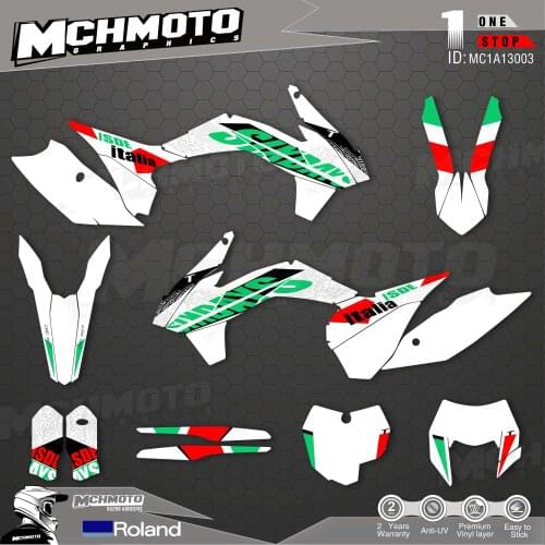 MCHMFG Customized Team Graphics Backgrounds Decals Custom Stickers For 13-15SXF 14-16EXC Graphics